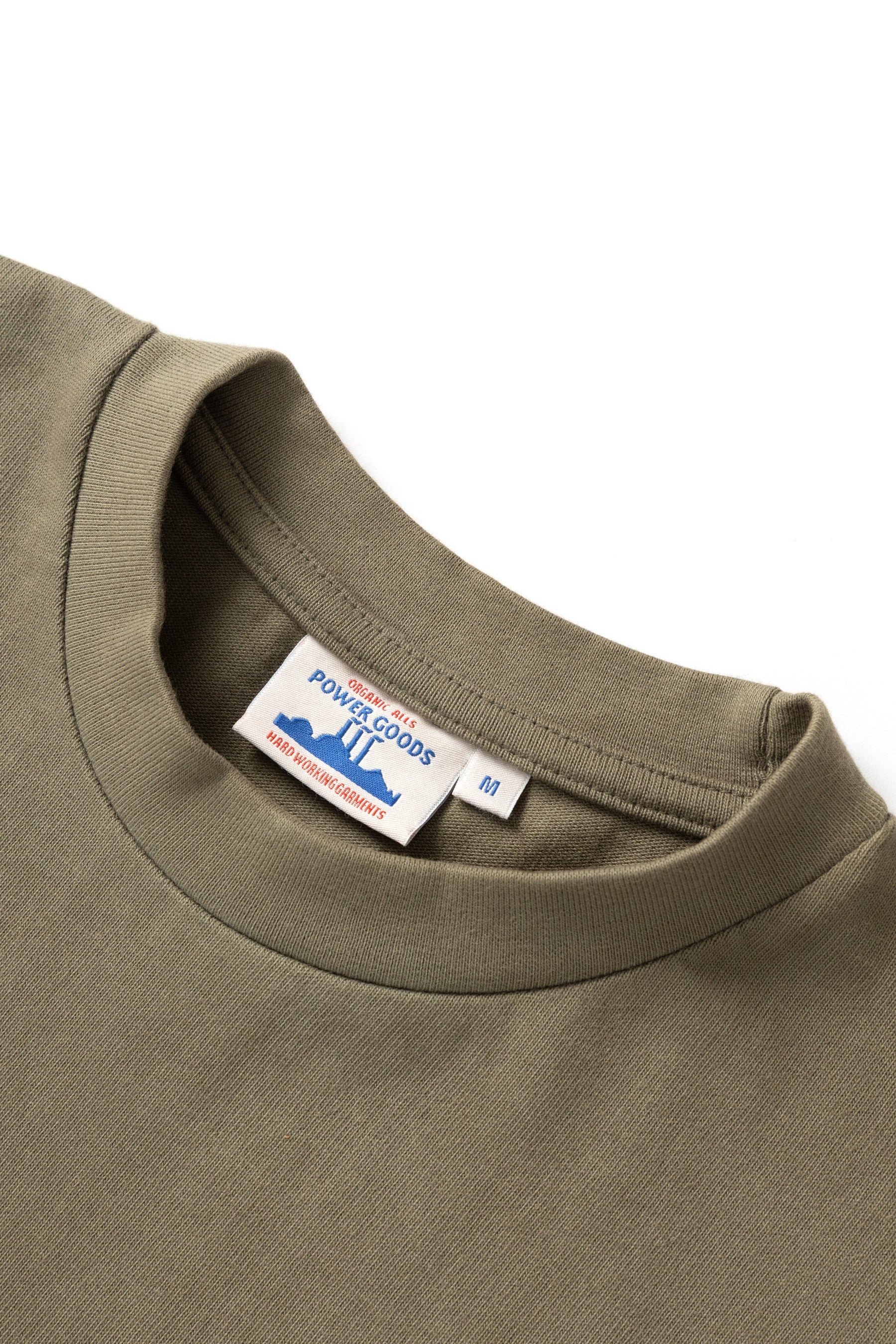 Power Goods Super Weight Tee in Olive