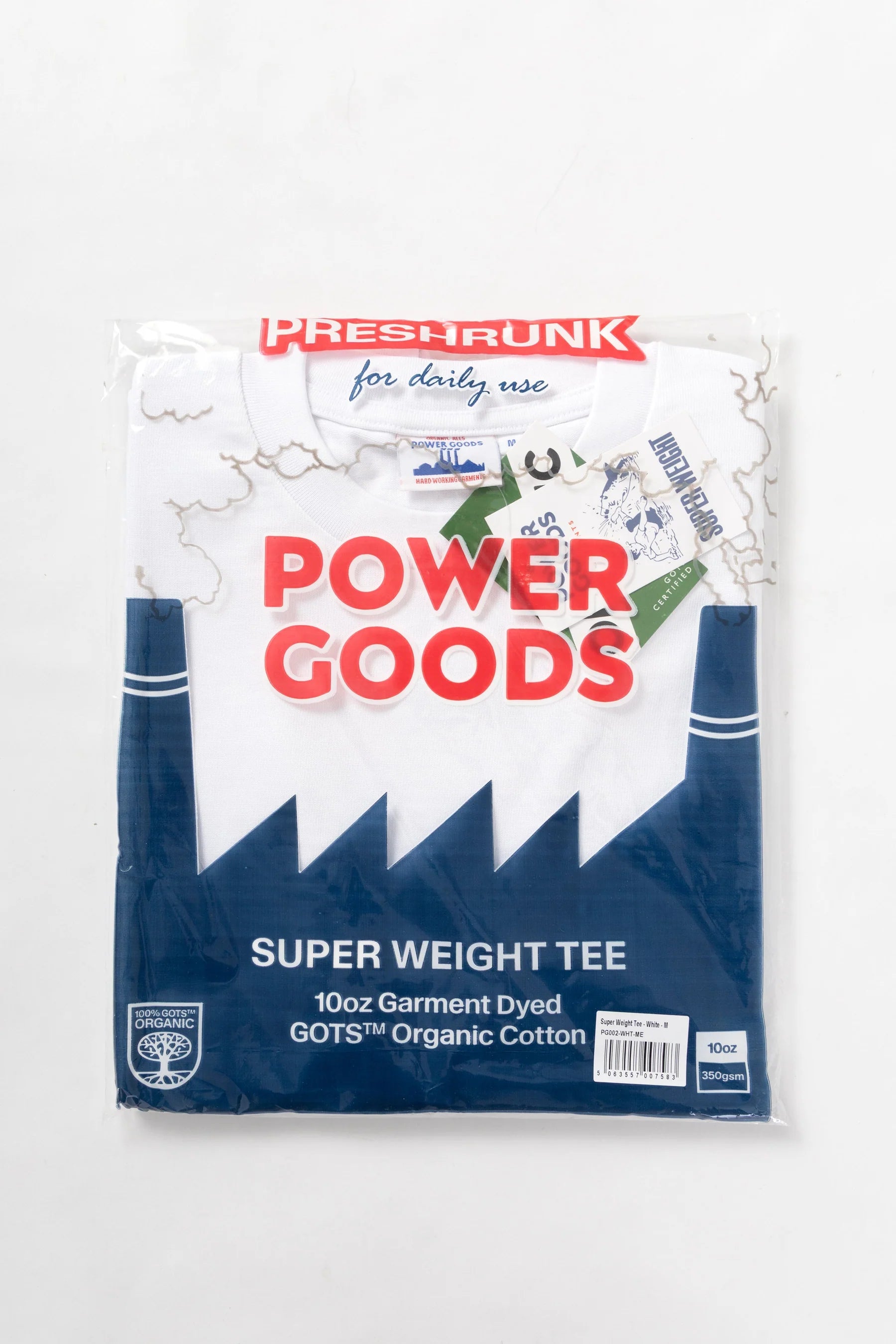 Power Goods Super Weight Tee in White