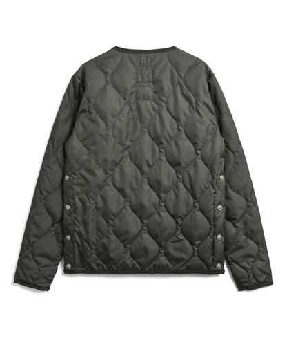 TAION Military Crew Neck Down Jacket in Olive