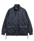 Taion Military Lib Hi Neck Down Jacket in Dark Navy