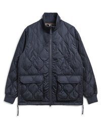 Taion Military Lib Hi Neck Down Jacket in Dark Navy