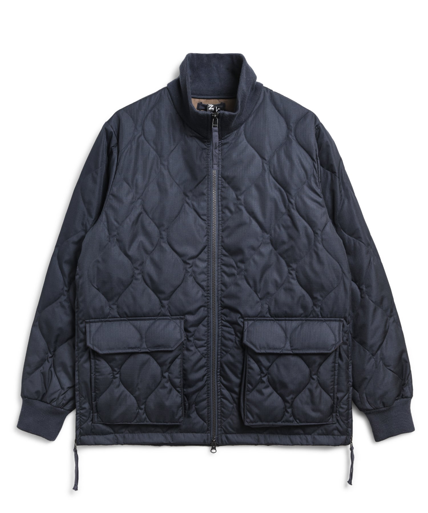 Taion Military Lib Hi Neck Down Jacket in Dark Navy
