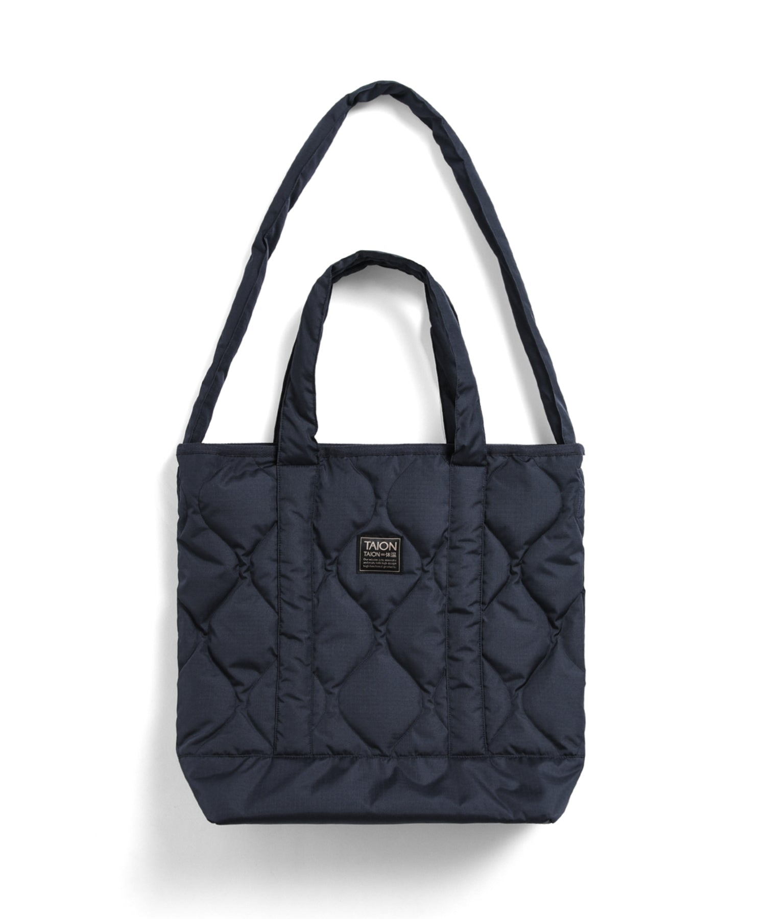 Taion Military Down Tote in Dark Navy