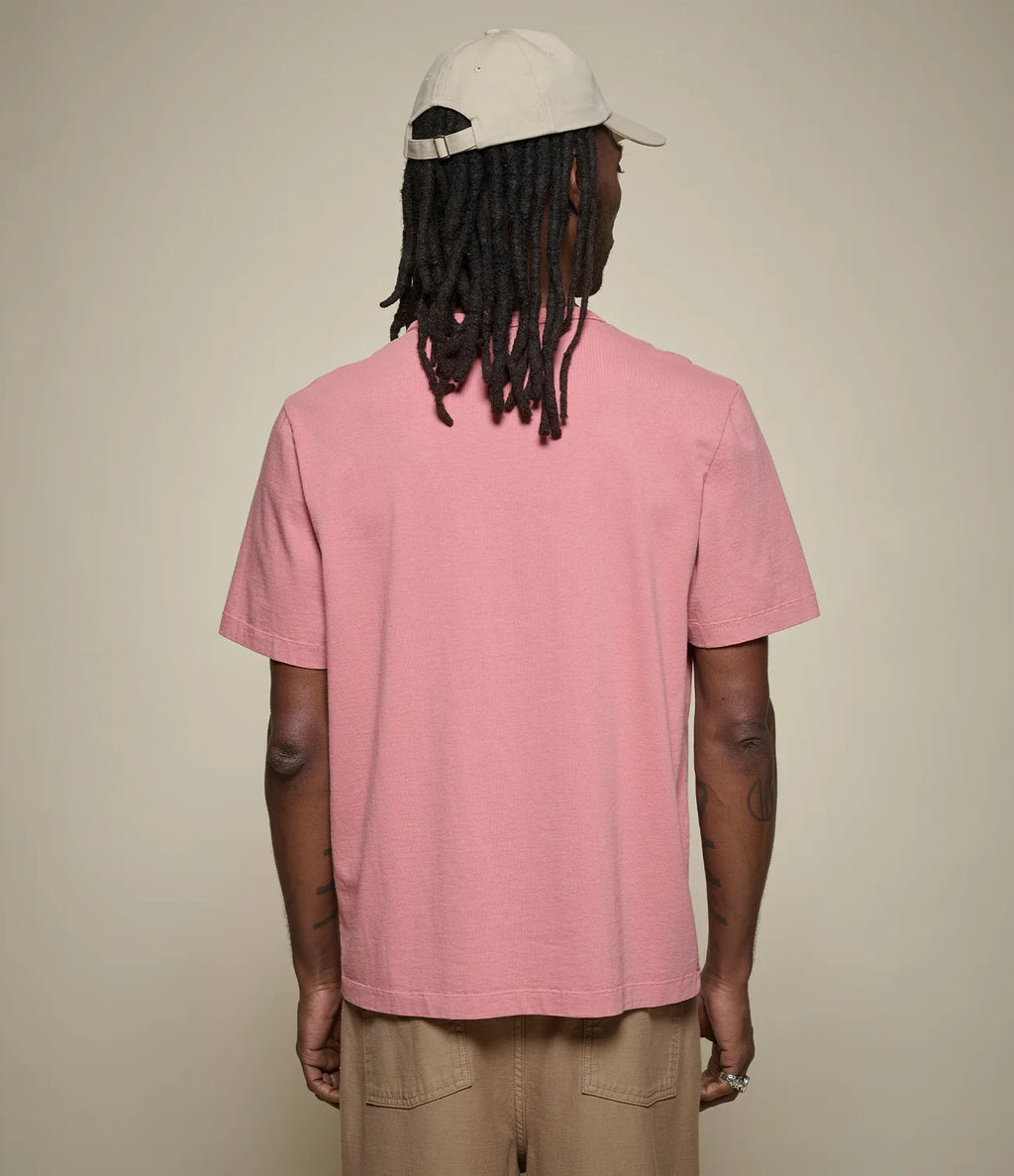 Merz b. Schwanen Classic Cotton Jersey T-Shirt TEE02 in Rosewood