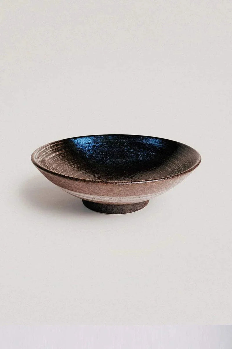 Japanese Takeno Bowl large handmade ceramic serving bowl from Japan dishwasher safe