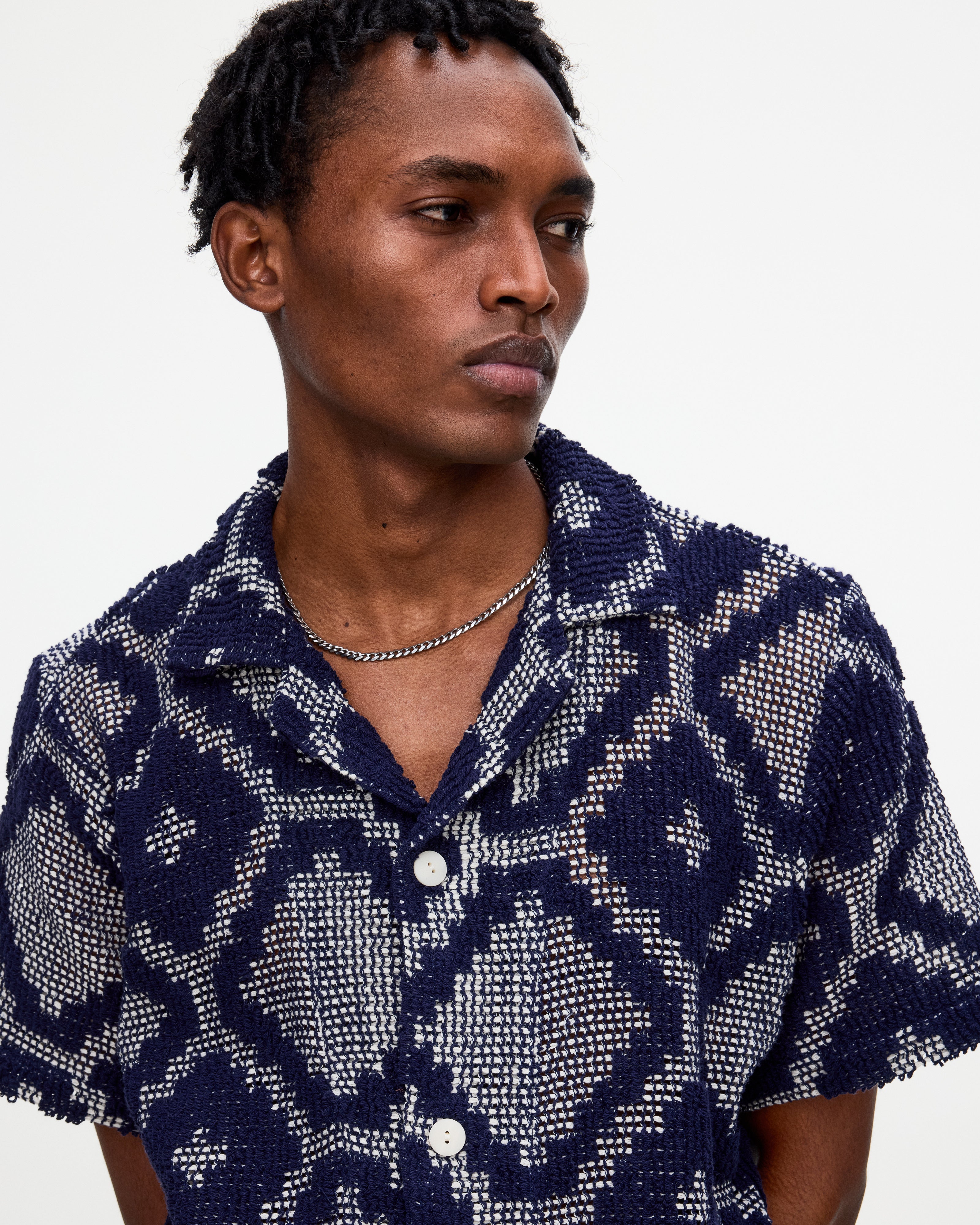 OAS Trastavere Cuba Crochet Shirt