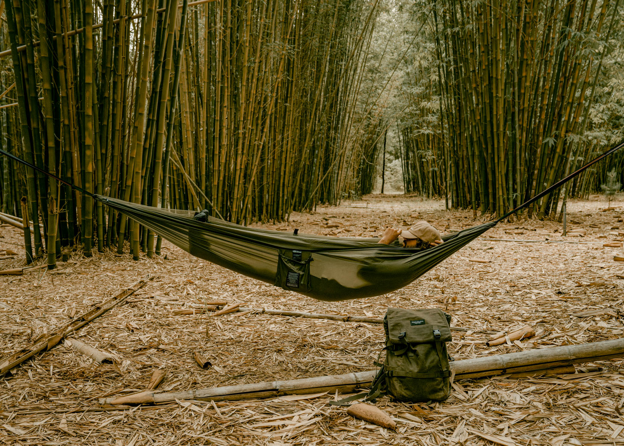 Remote Projects Forest Green Tropics Travel Hammock