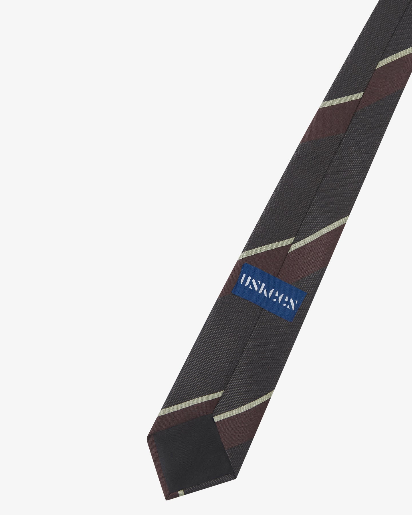 Uskees 4014 Repp Tie in Charcoal