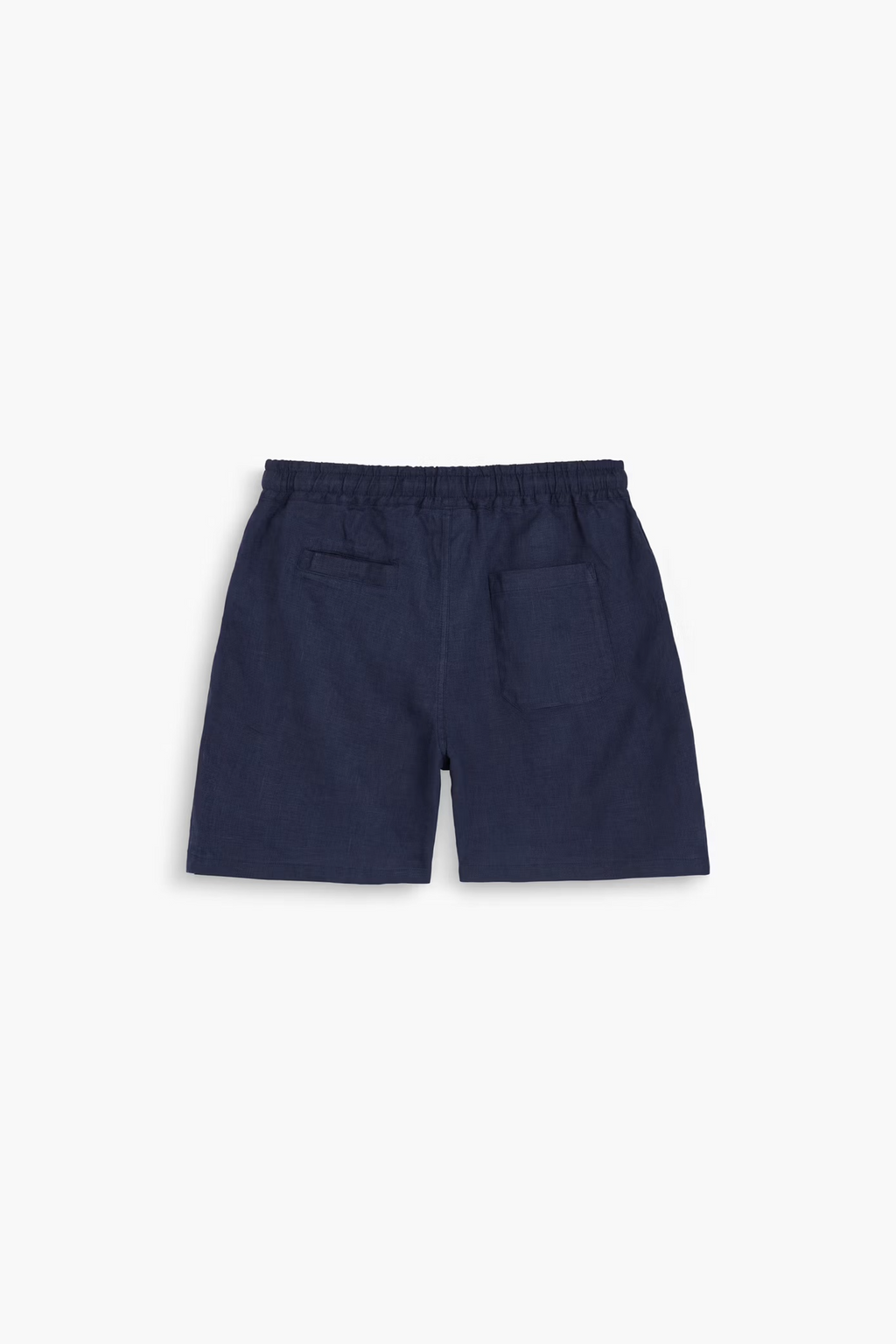 OAS Porto Linen Short in Navy