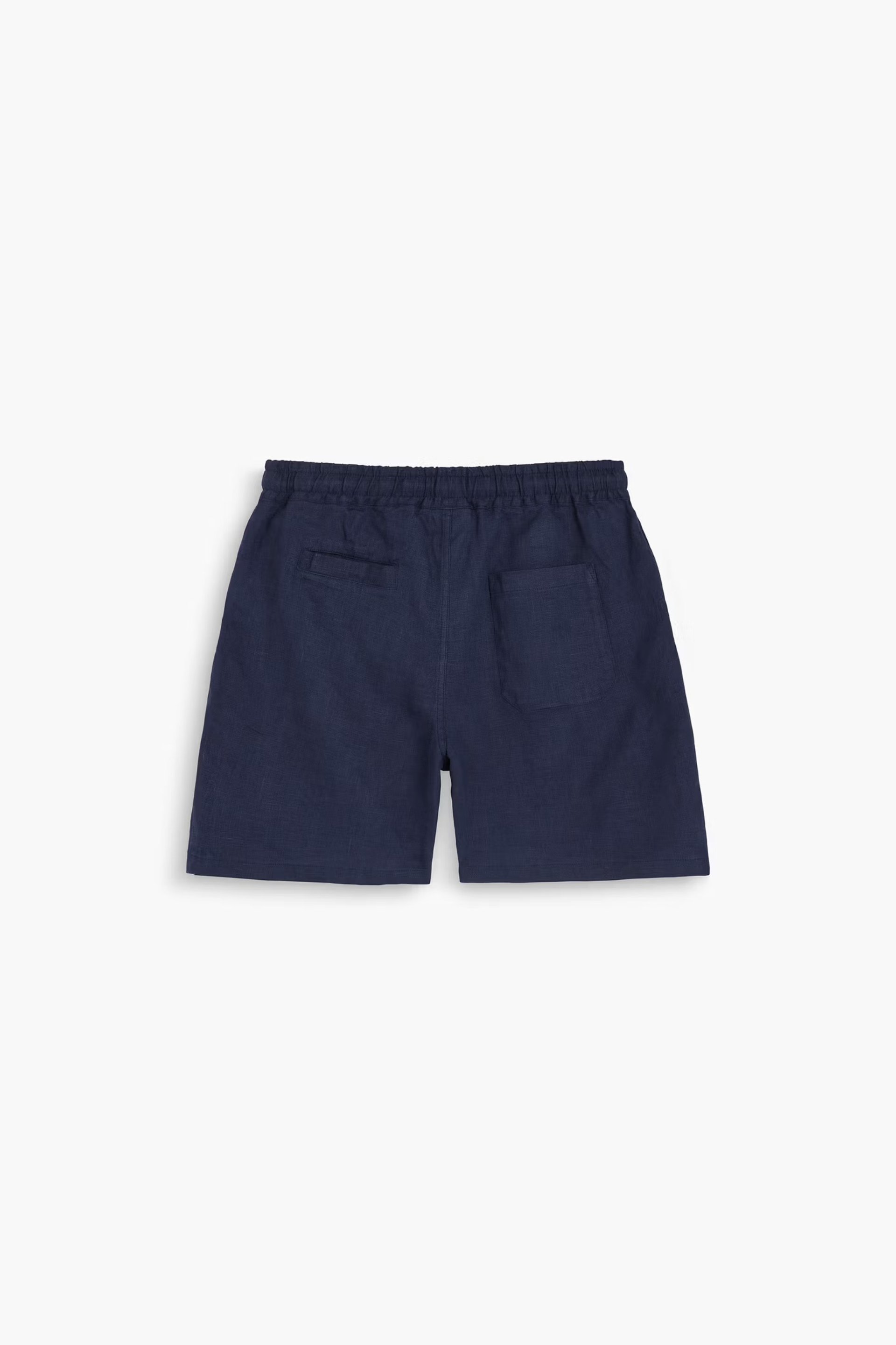 OAS Porto Linen Short in Navy