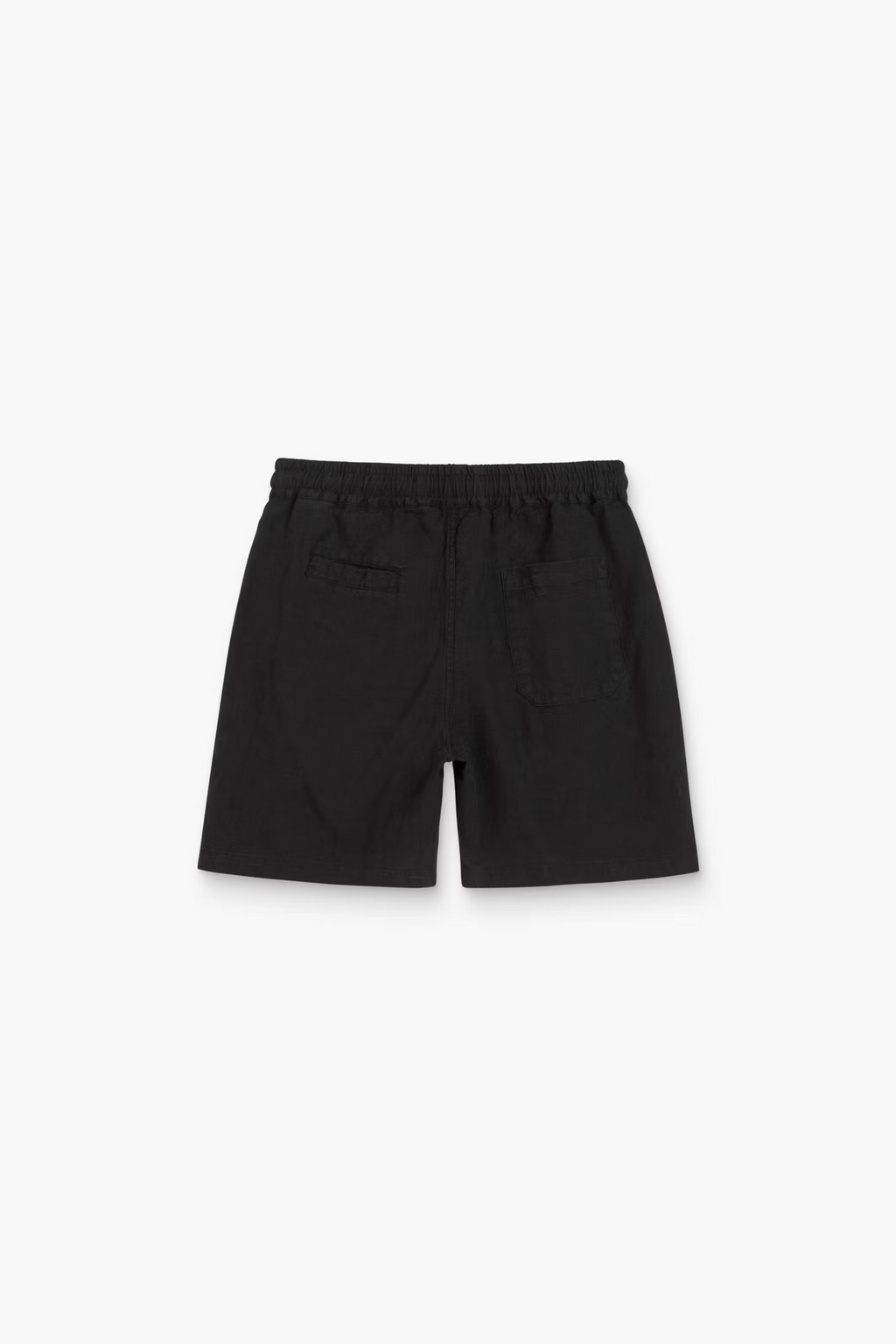 OAS Porto Linen Short in Black