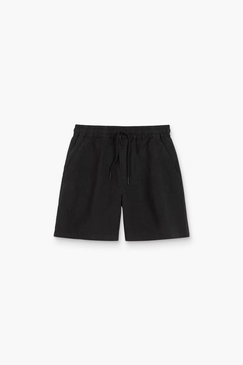 OAS Porto Linen Short in Black