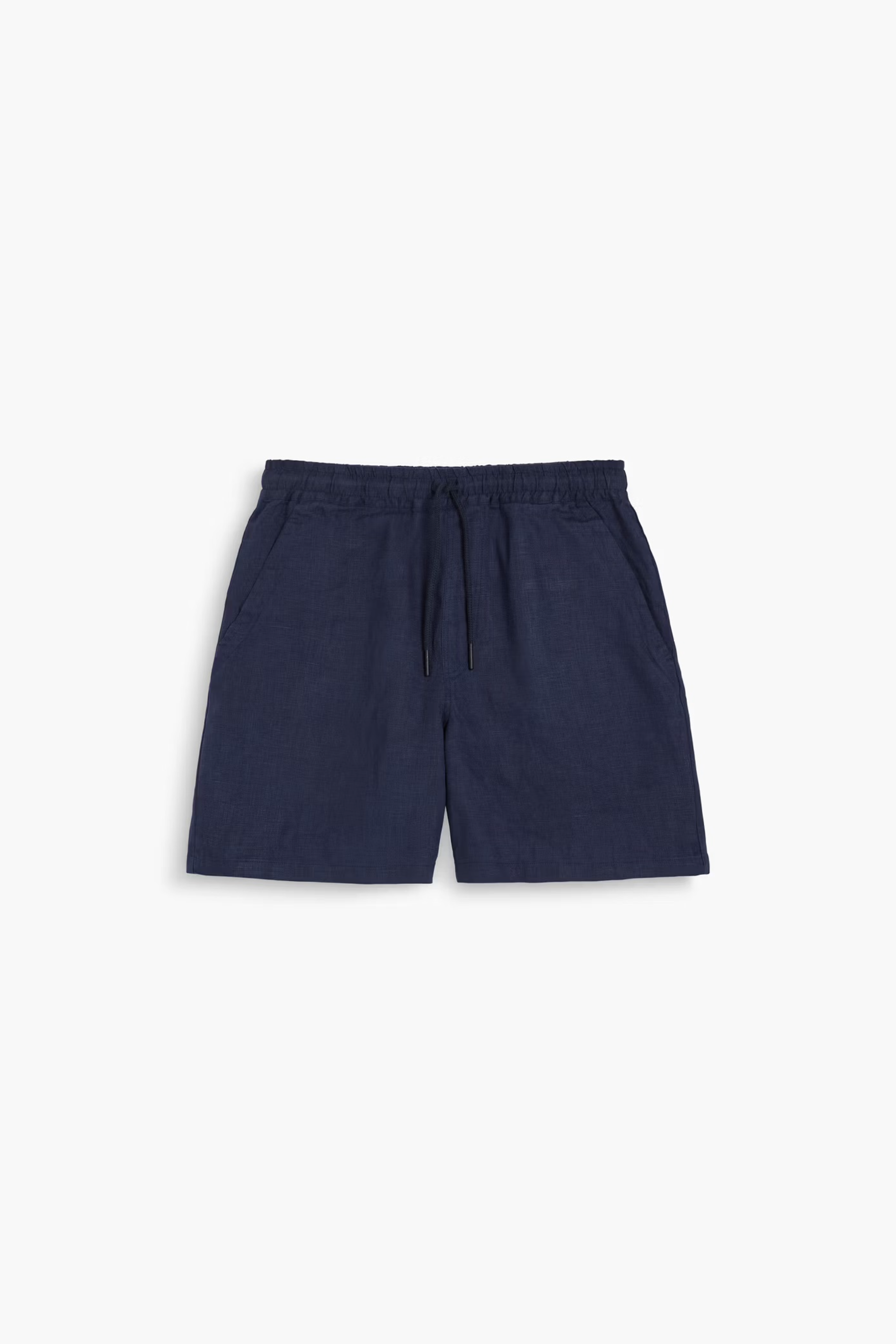 OAS Porto Linen Short in Navy