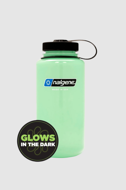 Nalgene 1L Glow Sustain Wide Mouth Bottle