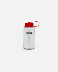Nalgene 500ml Clear Sustain Wide Mouth Bottle made from 50% recycled plastic BPA-free