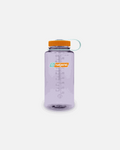 Nalgene 1L Amethyst Sustain Wide Mouth Bottle made from 50% recycled plastic, BPA-free, durable design