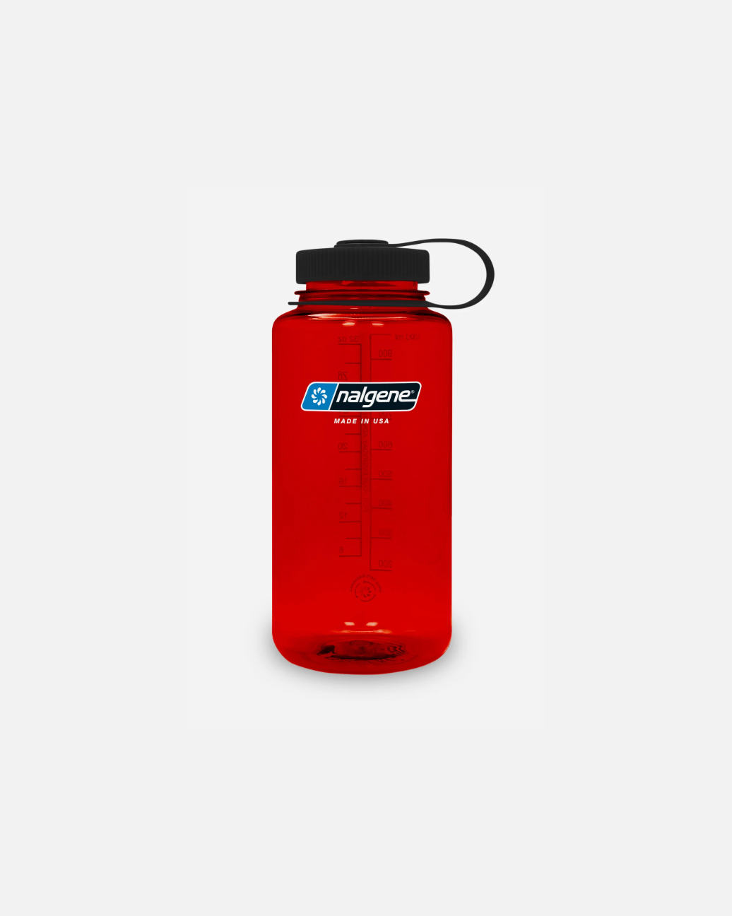 Nalgene 1L Red Sustain Wide Mouth Bottle