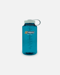 Nalgene 1L Sustain Wide Mouth Bottle made from 50% recycled plastic, BPA-free, leak-proof, 1 litre capacity, made in USA