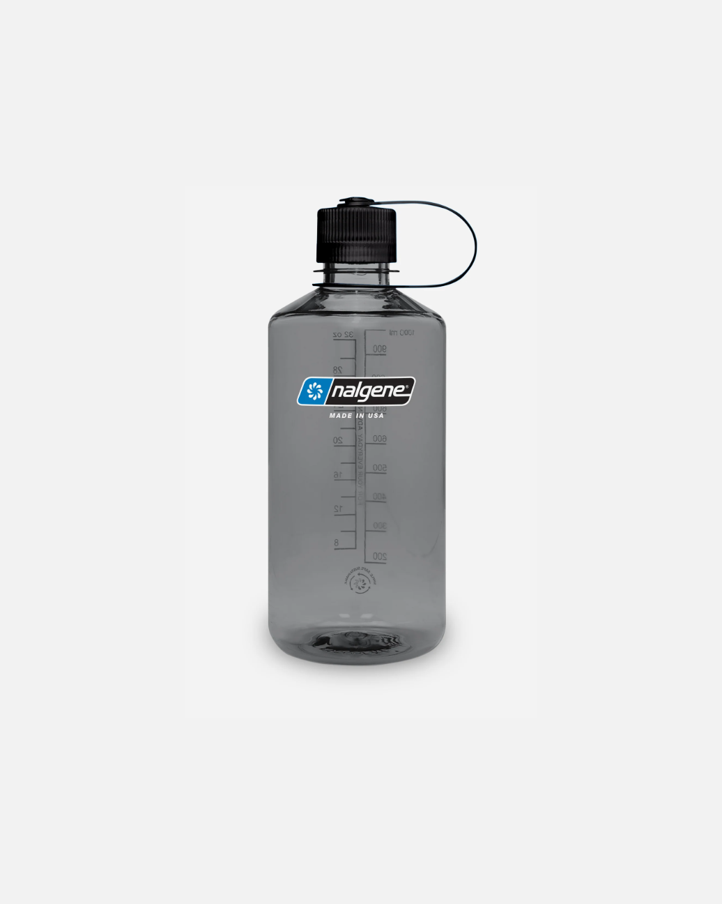 Nalgene 1L Grey Sustain Narrow Mouth Bottle