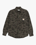 Carhartt WIP Long Sleeve Duck Canvas Camo Shirt