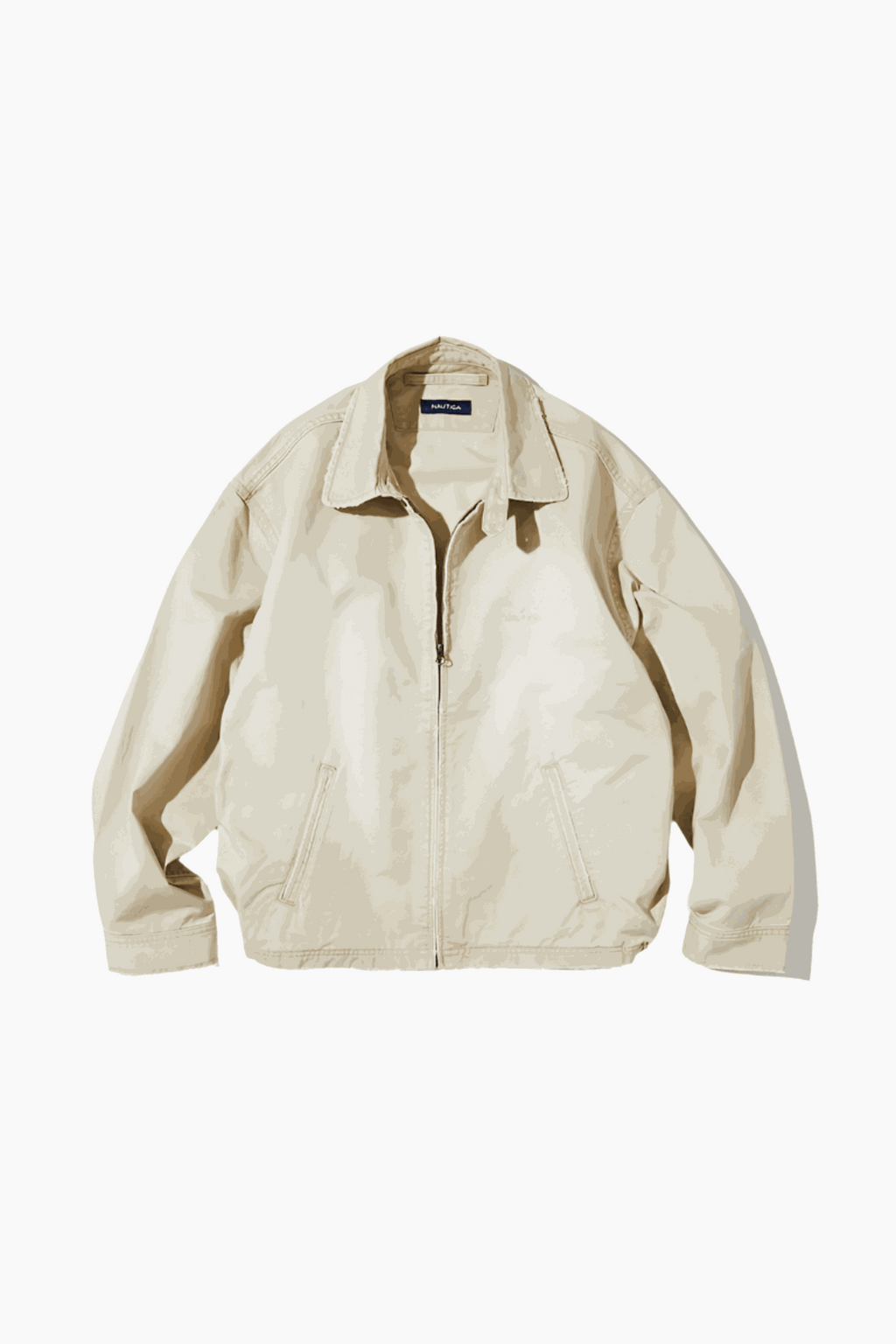 Nautica Japan Crushed Chino Blouson in Off White