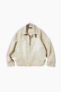 Nautica Japan Crushed Chino Blouson in Off White