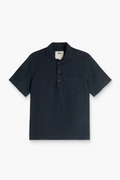 OAS Girona Linen Shirt in Dark Navy