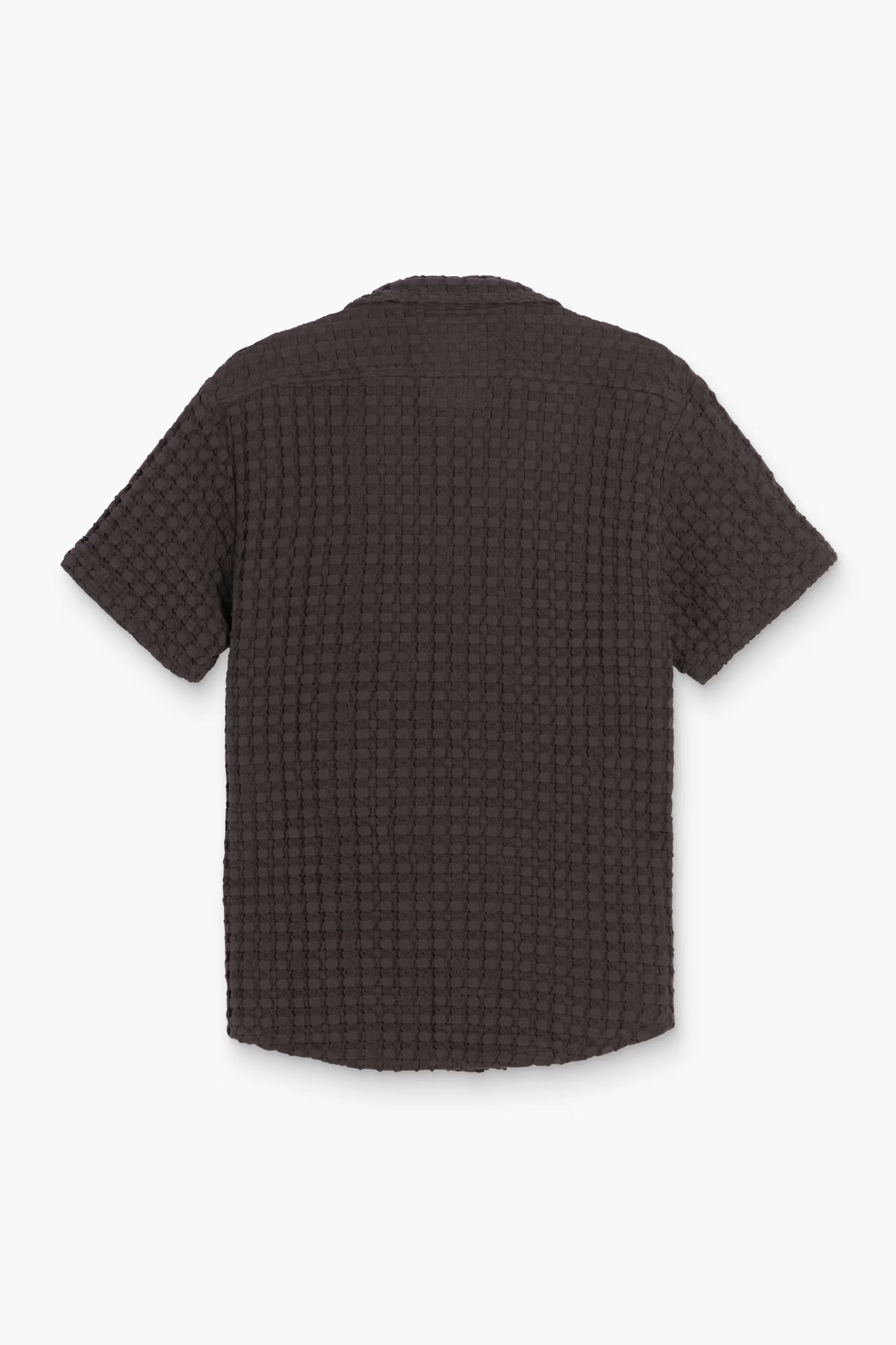 OAS Nearly Black Cuba Waffle Shirt