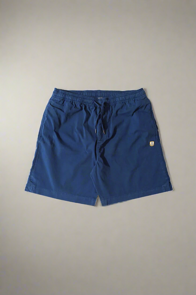 Armor Lux Heritage Cotton Shorts in Blue