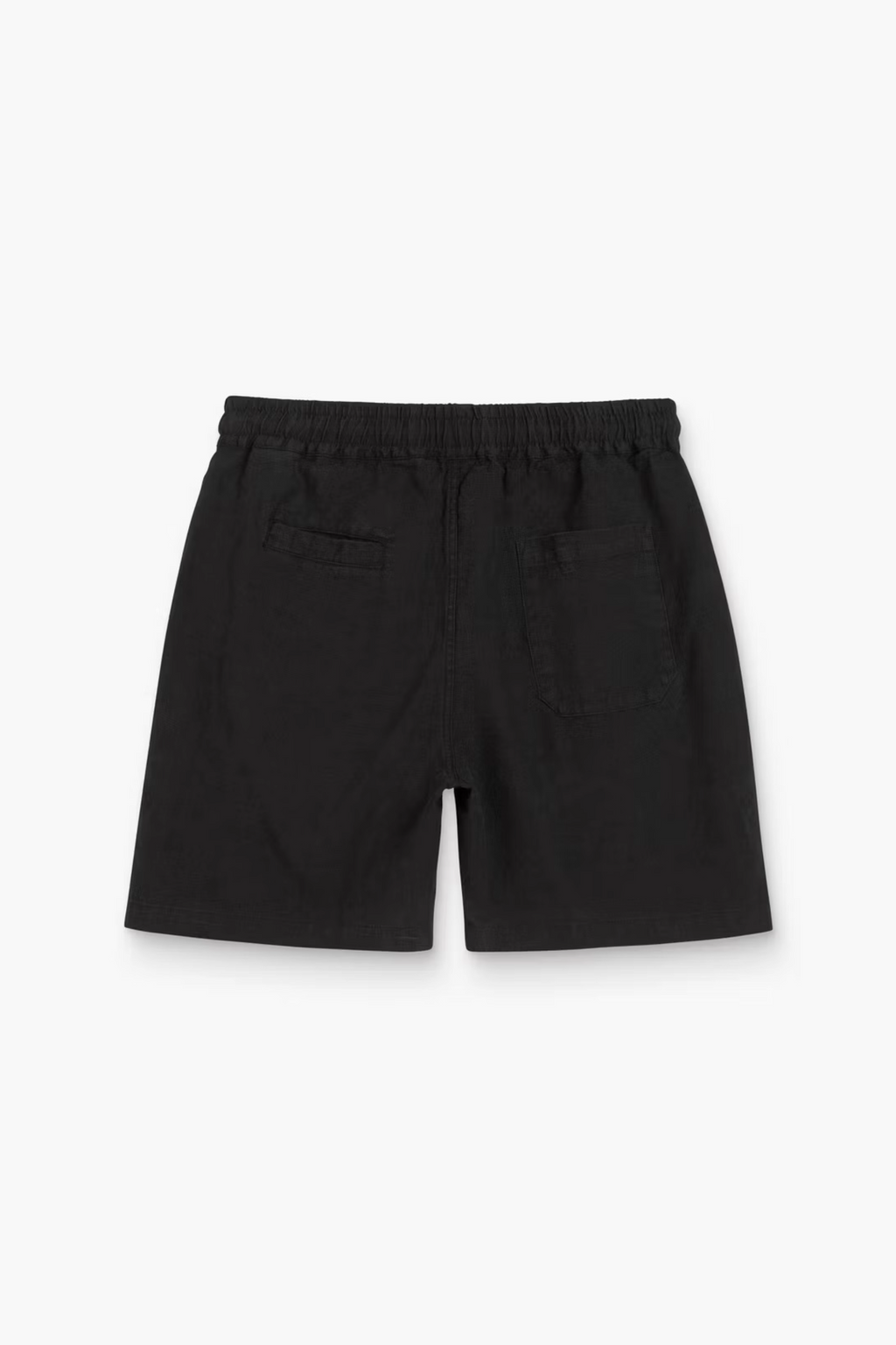 OAS Porto Linen Short in Black, image 3