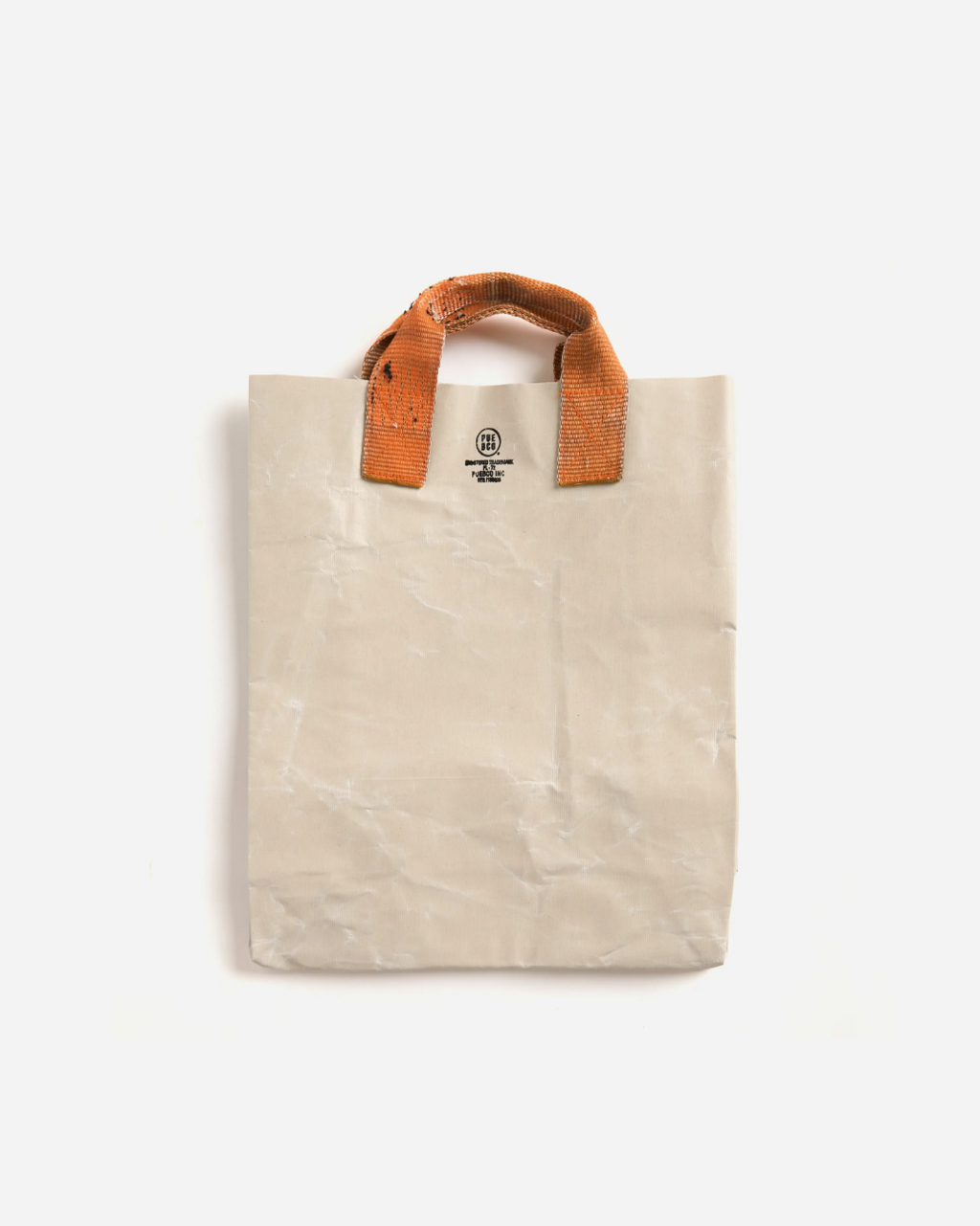 Puebco Vintage Sling Belt Rectangle Bag / Orange Handle