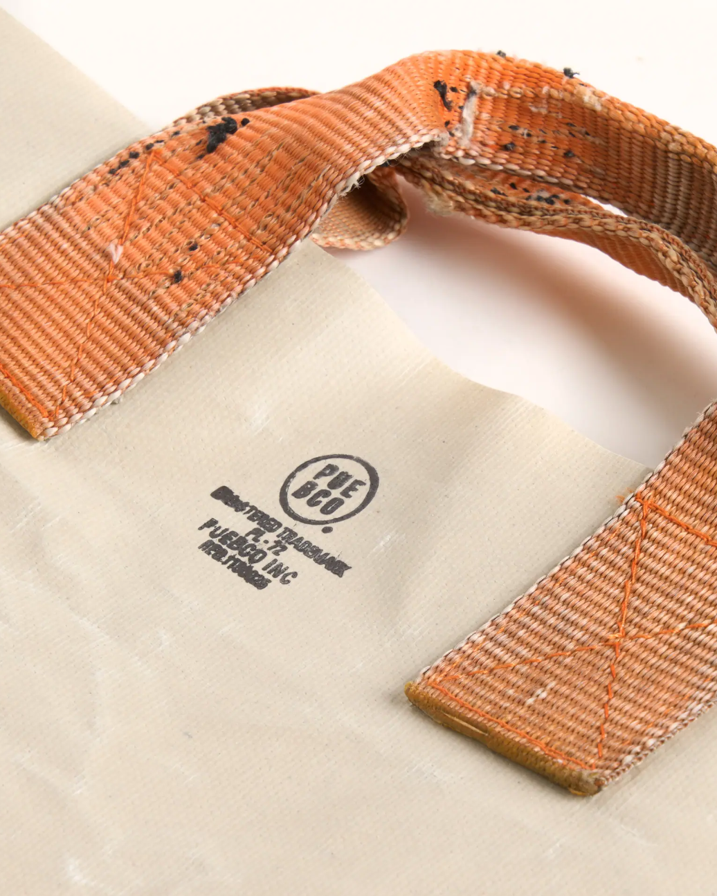 Puebco Vintage Sling Belt Rectangle Bag / Orange Handle