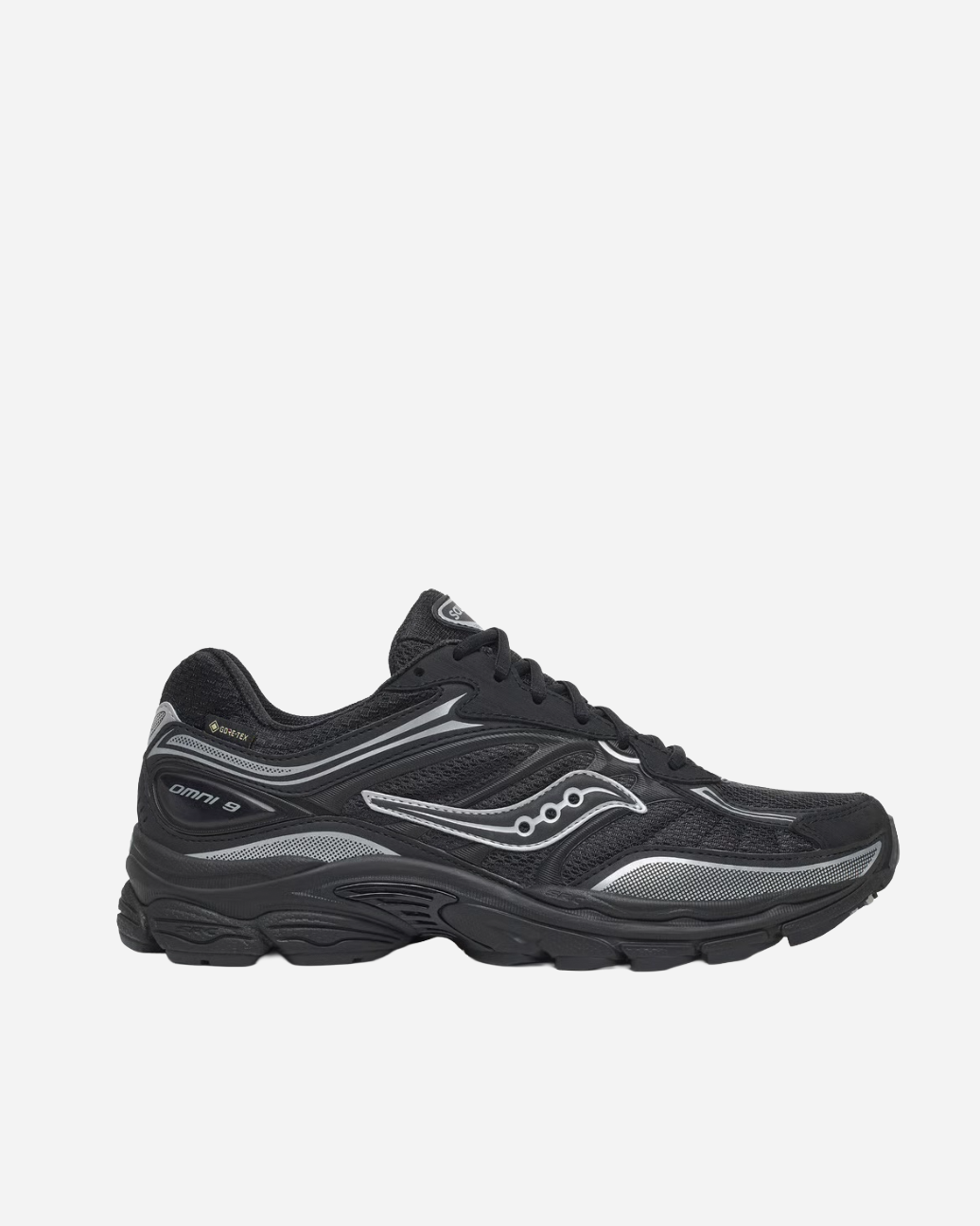 Saucony ProGrid Omni 9 GTX in Black/Silver