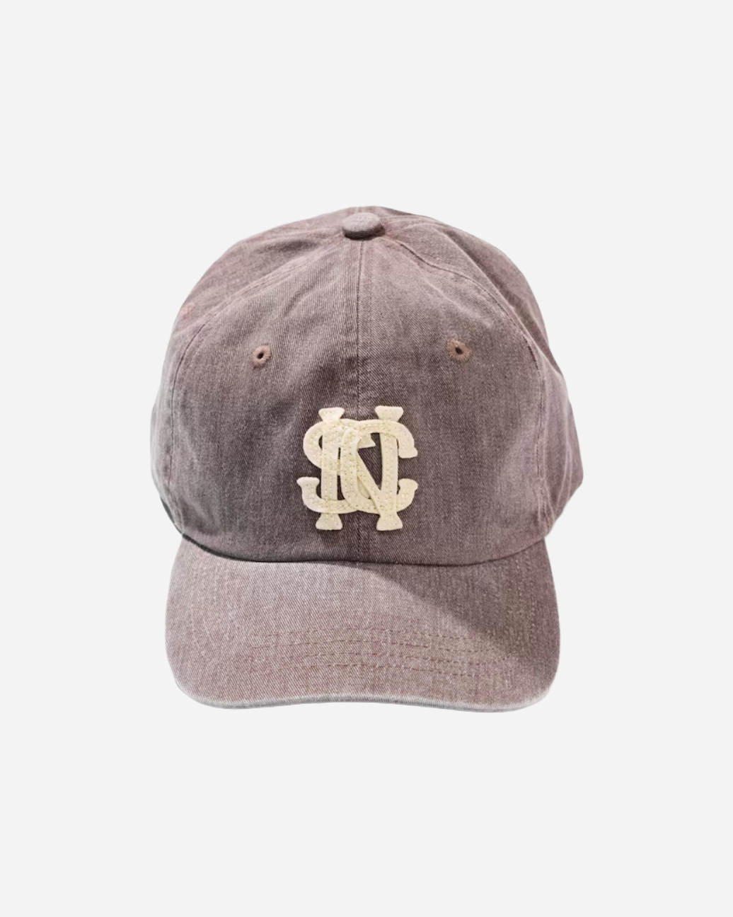 Nautica Japan Sailing Club Faded Logo Cap in Brown