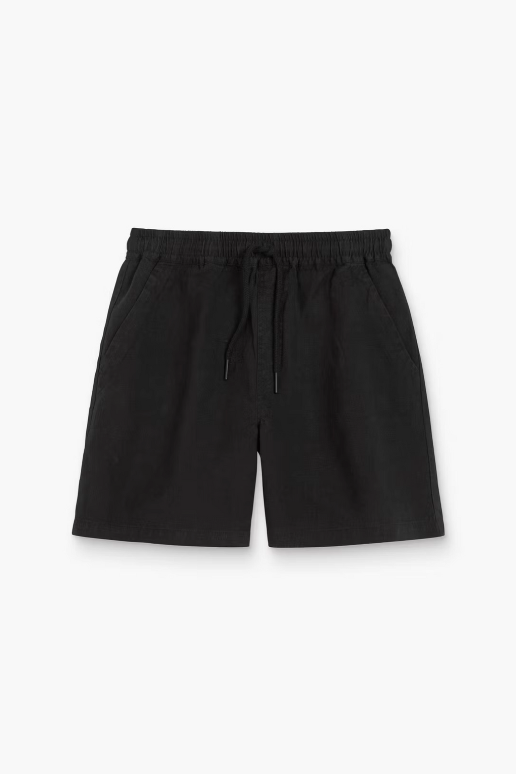 OAS Porto Linen Short in Black