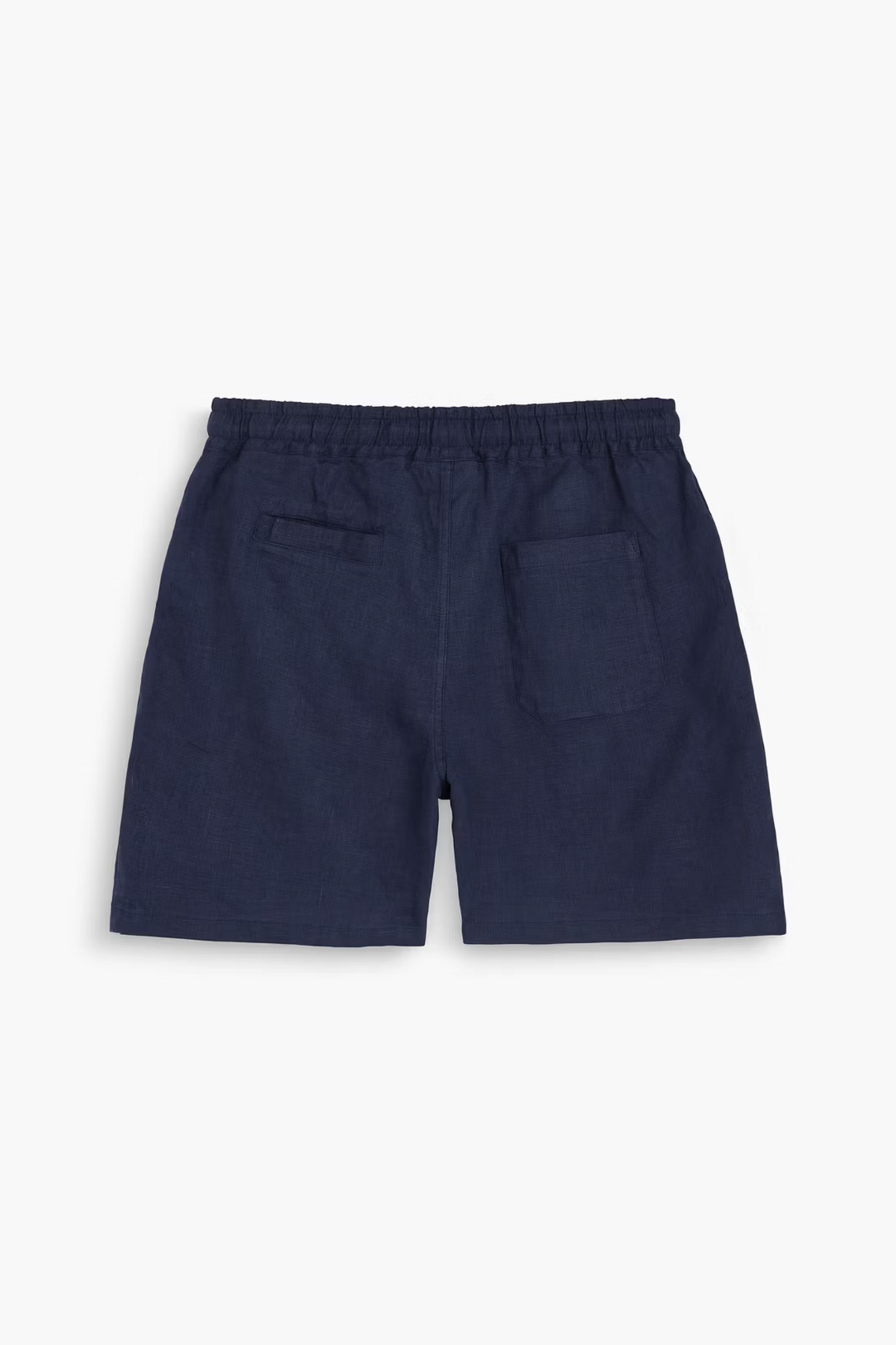 OAS Porto Linen Short in Navy