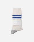 Merz B. Schwanen GS05 Recycled Cotton Socks in Nature/Swan Blue