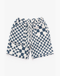 Service Works Printed Chef Short Teal Checker