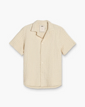 OAS Ecru Cuba Waffle Shirt