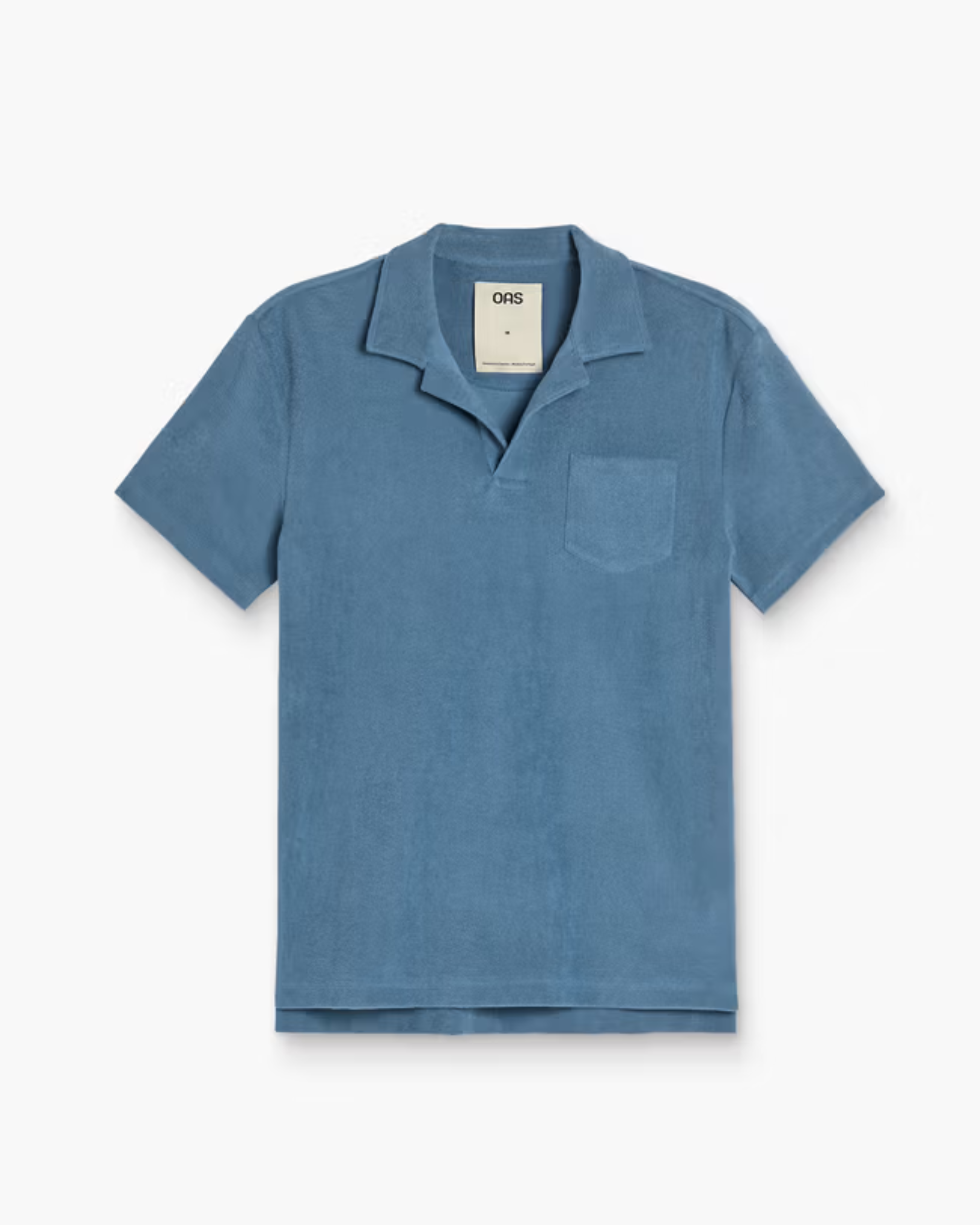 OAS Terry Polo Shirt in Coronet Blue