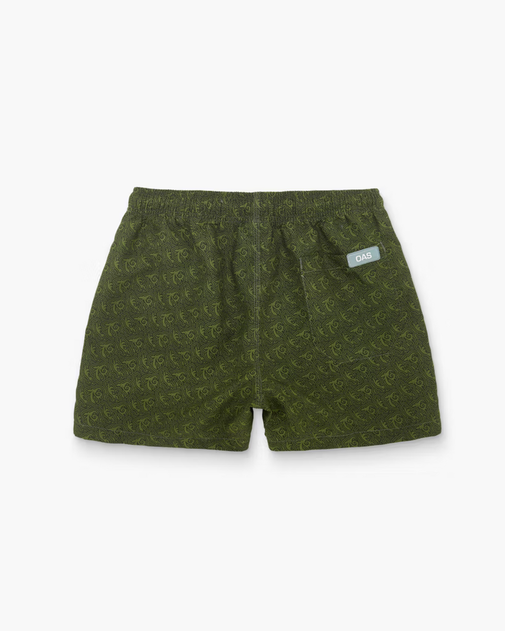 OAS Green Squiggle Swim Shorts