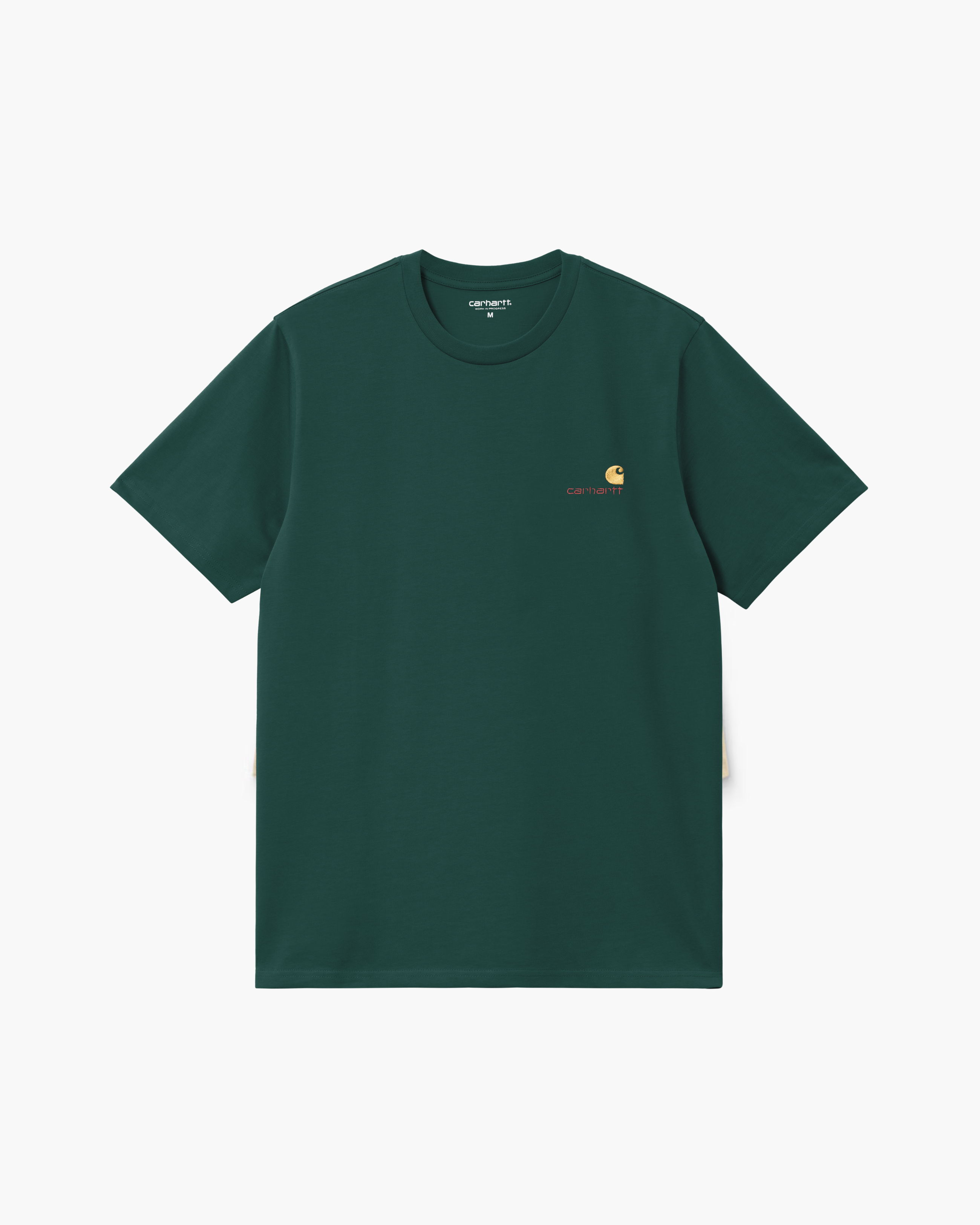 Carhartt WIP Short Sleeve American Script T-Shirt in Dark Fir