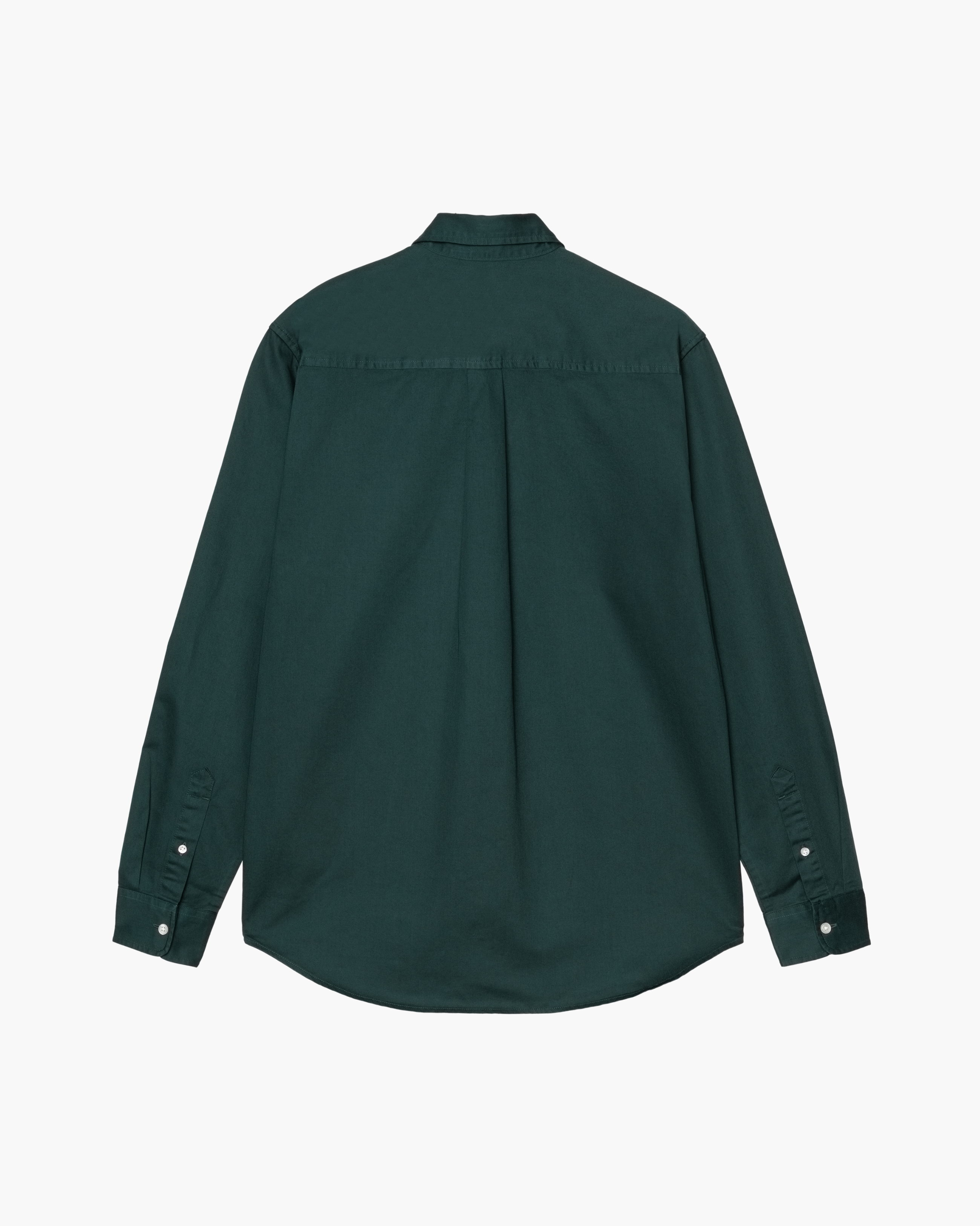 Carhartt WIP Long Sleeve Madison Shirt in Dark Fir / Wax