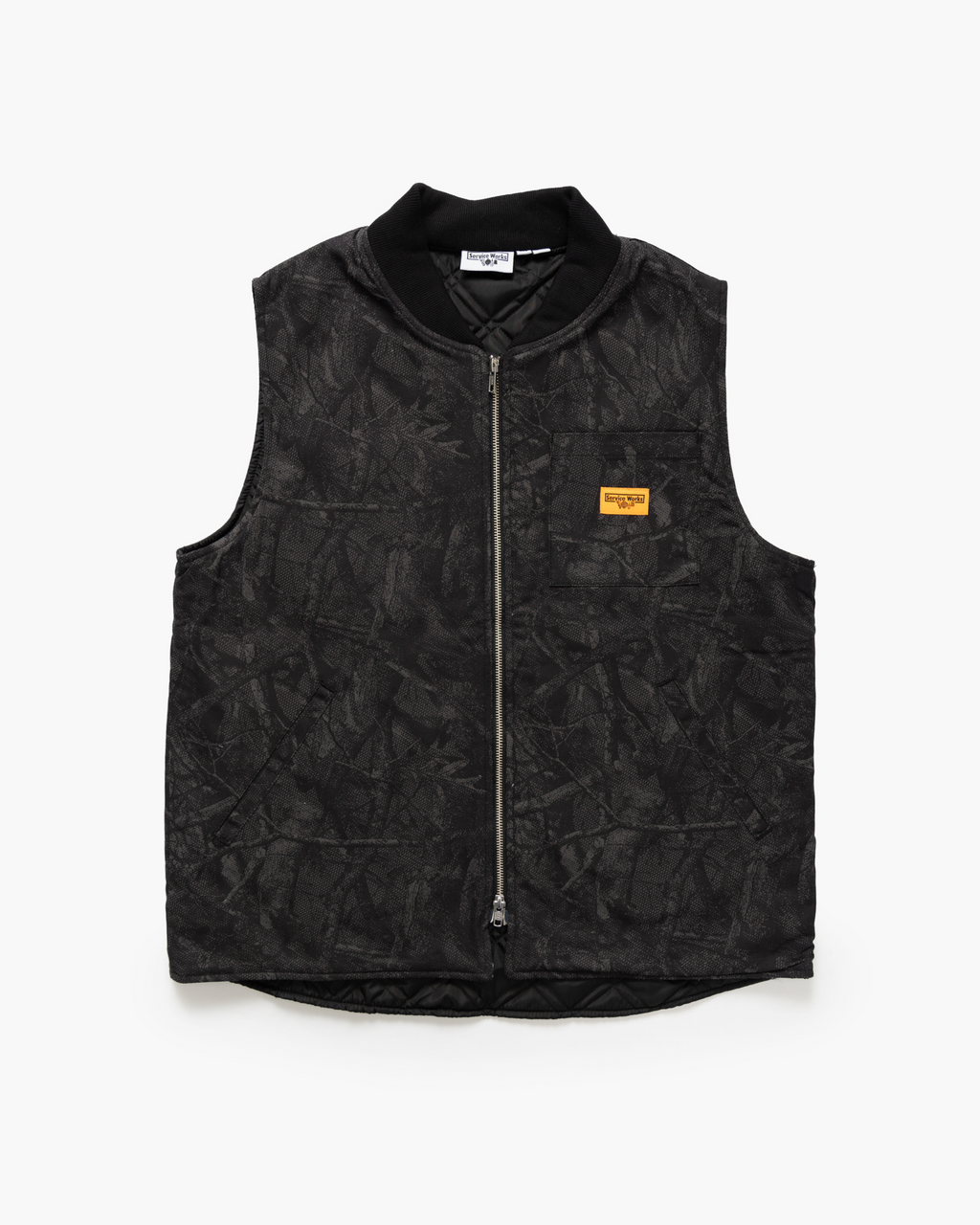 Service Works Camo Padded Work Vest in Mono
