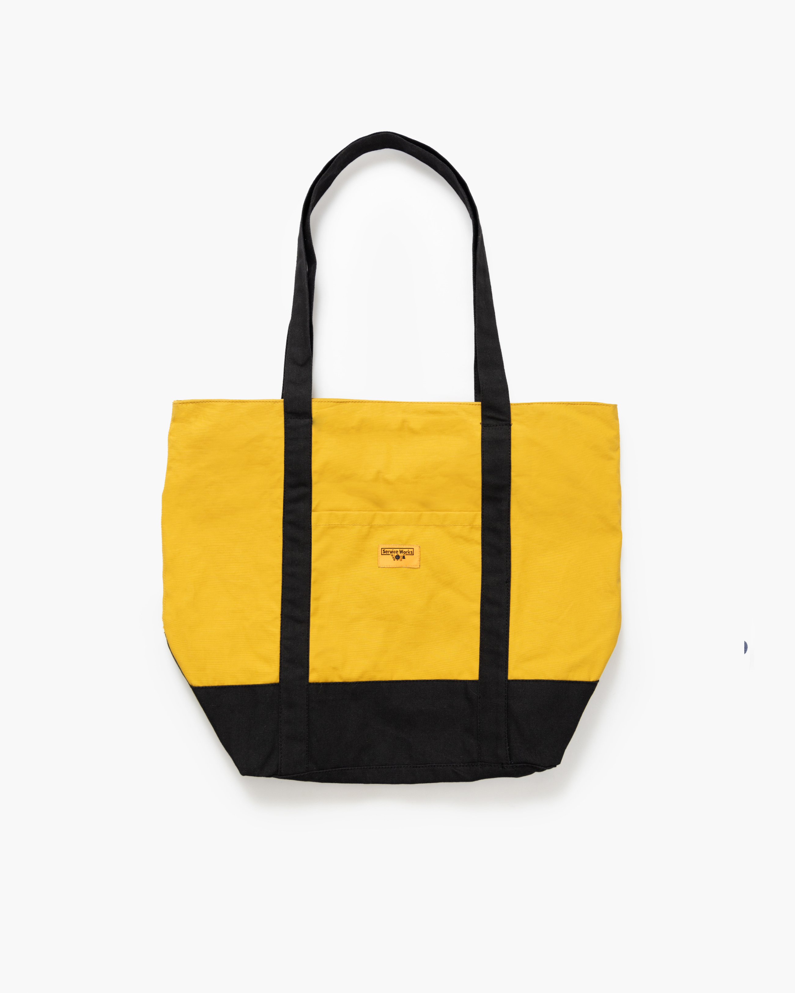 Service Works Waxed Cotton Tote Bag in Ochre