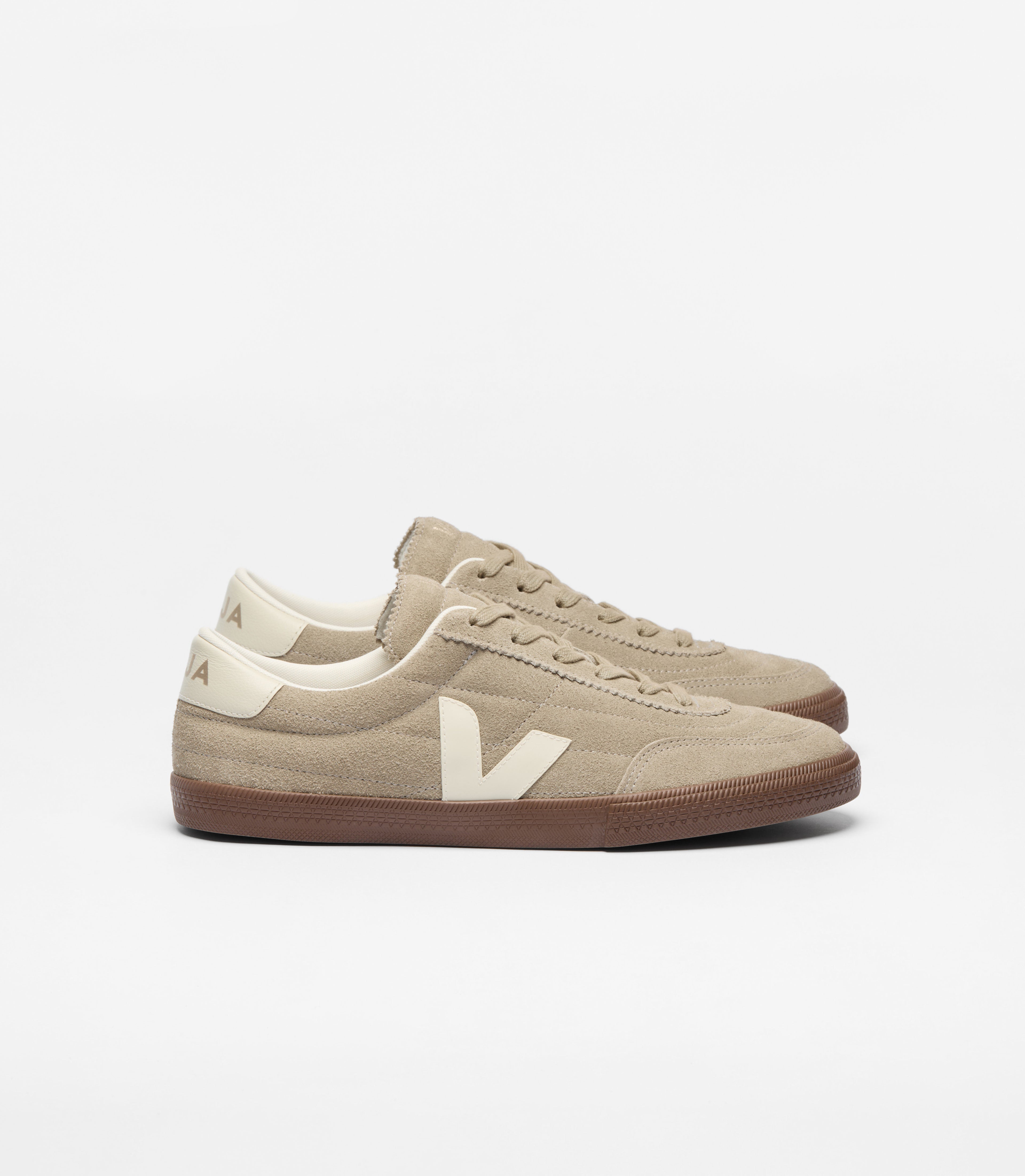 VEJA Panenka Suede Taupe Pierre Bark