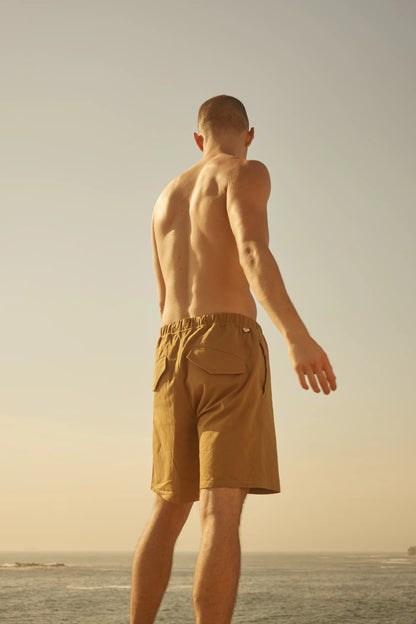 Wavier Dune Short in Warm Khaki