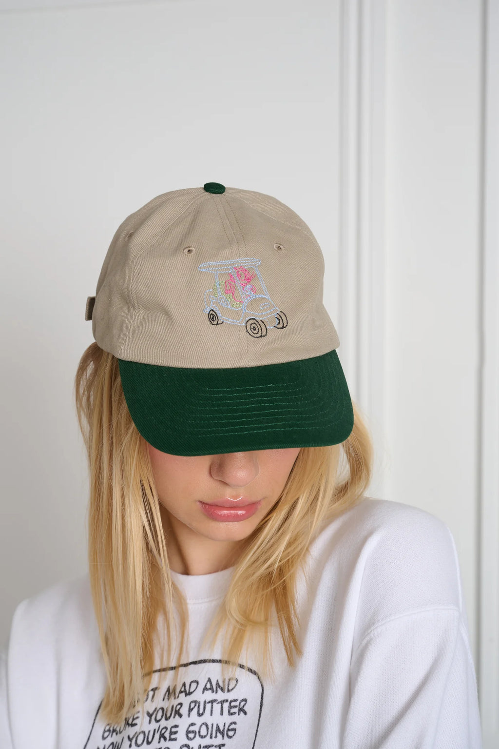 Wild Donkey Felix Kart Hat in Khaki/Bottle Green