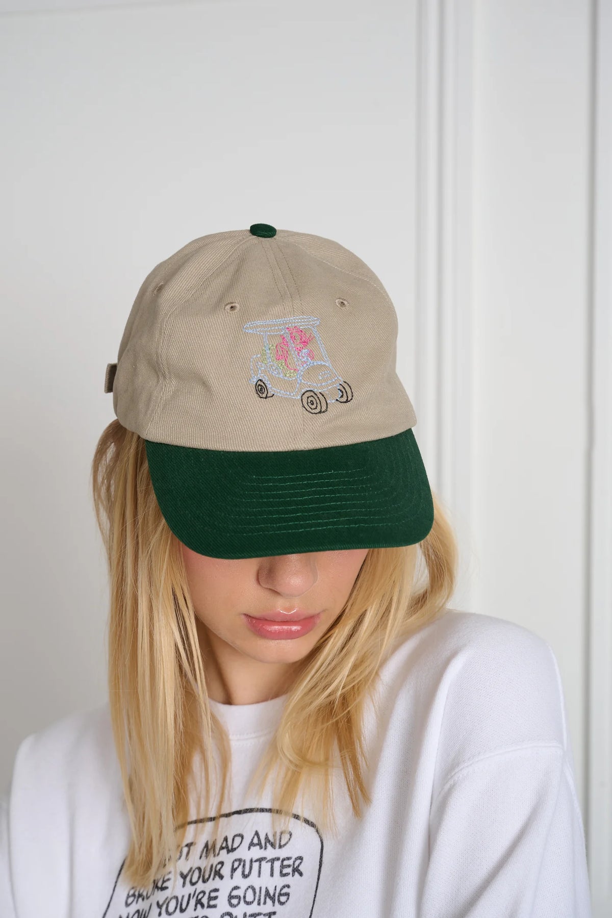Wild Donkey Felix Kart Hat in Khaki/Bottle Green