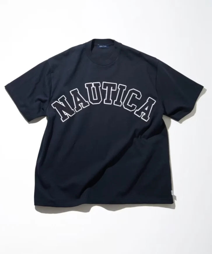 Nautica Japan Arch Logo Tee Navy